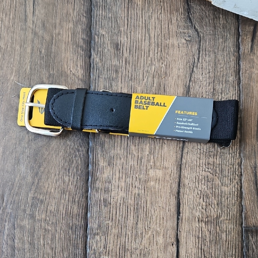 Black Baseball Belt